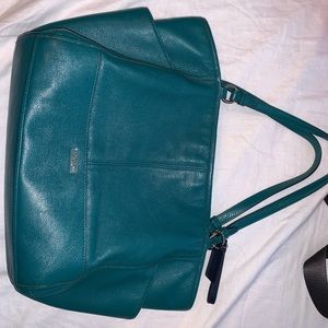 Teal Coach Purse